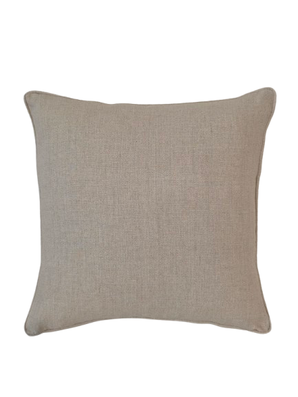 HOUSSE DE COUSSIN LIN NATUREL - 40x40 cm