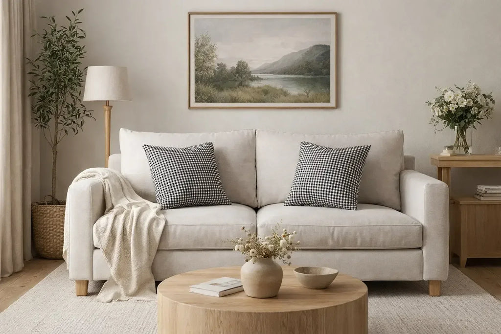 Housse de coussin vichy - 5 Coloris - Maison Étoffes & Co