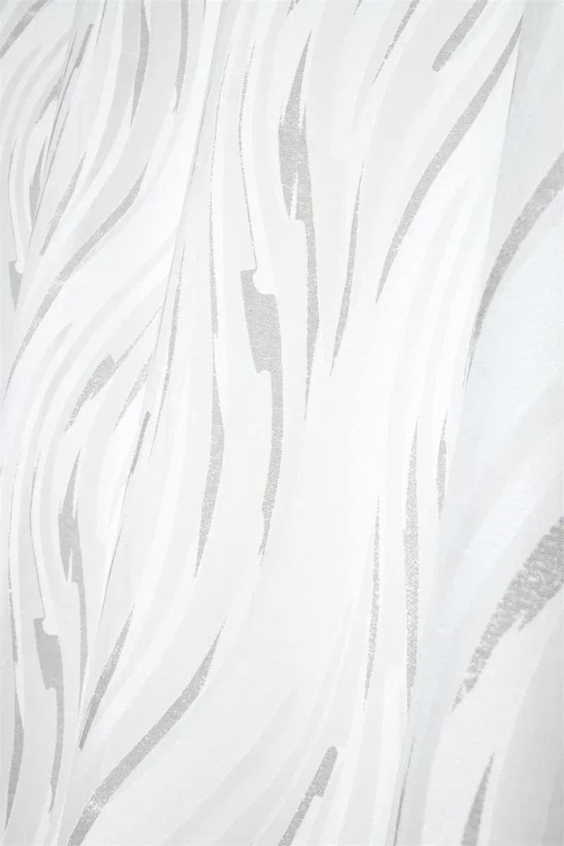 Voilage Arpège 140 x 260 cm à oeillets Noir Ø 40 mm - Maison Étoffes & Co