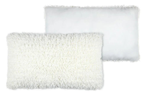 Coussin Mouton Blanc 50x80 cm : Douceur et Confort Absolu - Maison Étoffes & Co