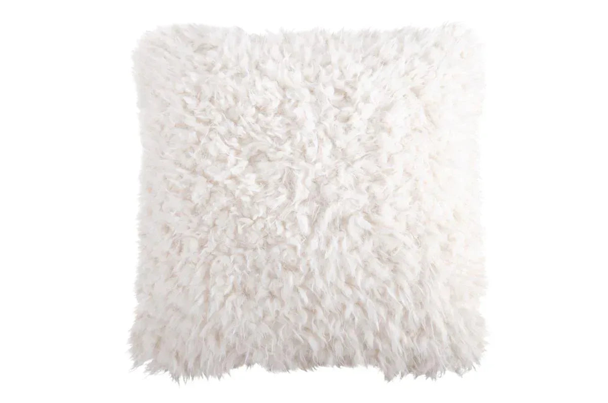 Housse de Coussin Mouton Blanc 40x40 cm : Douceur et Confort Absolu - Maison Étoffes & Co