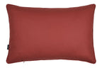 Coussin Mania Rouge 40x60 cm - Motif Abstrait Ethnique & Chic