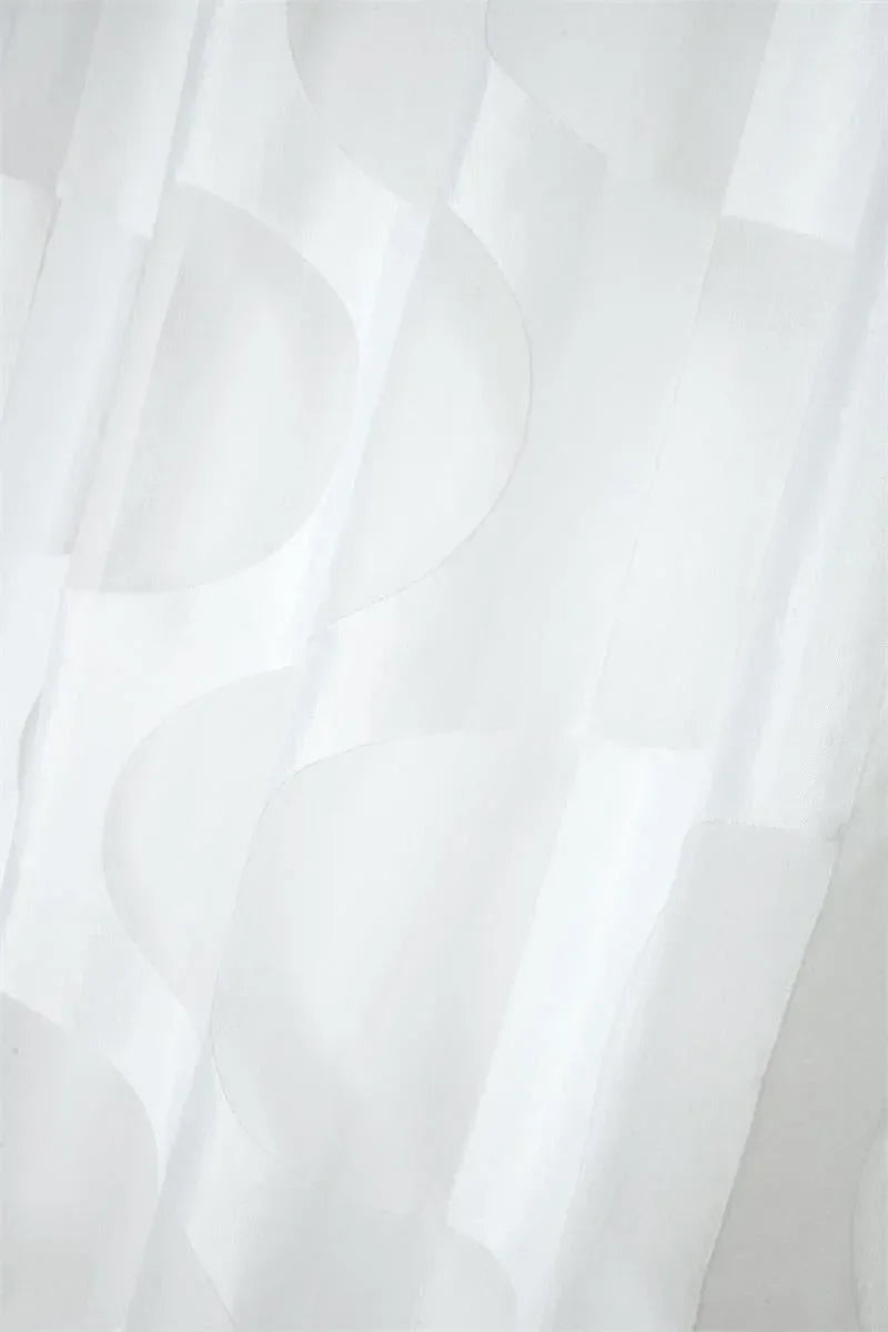 Voilage Martial 140x260 cm à Oeillets Noir Ø 40 mm - Maison Étoffes & Co