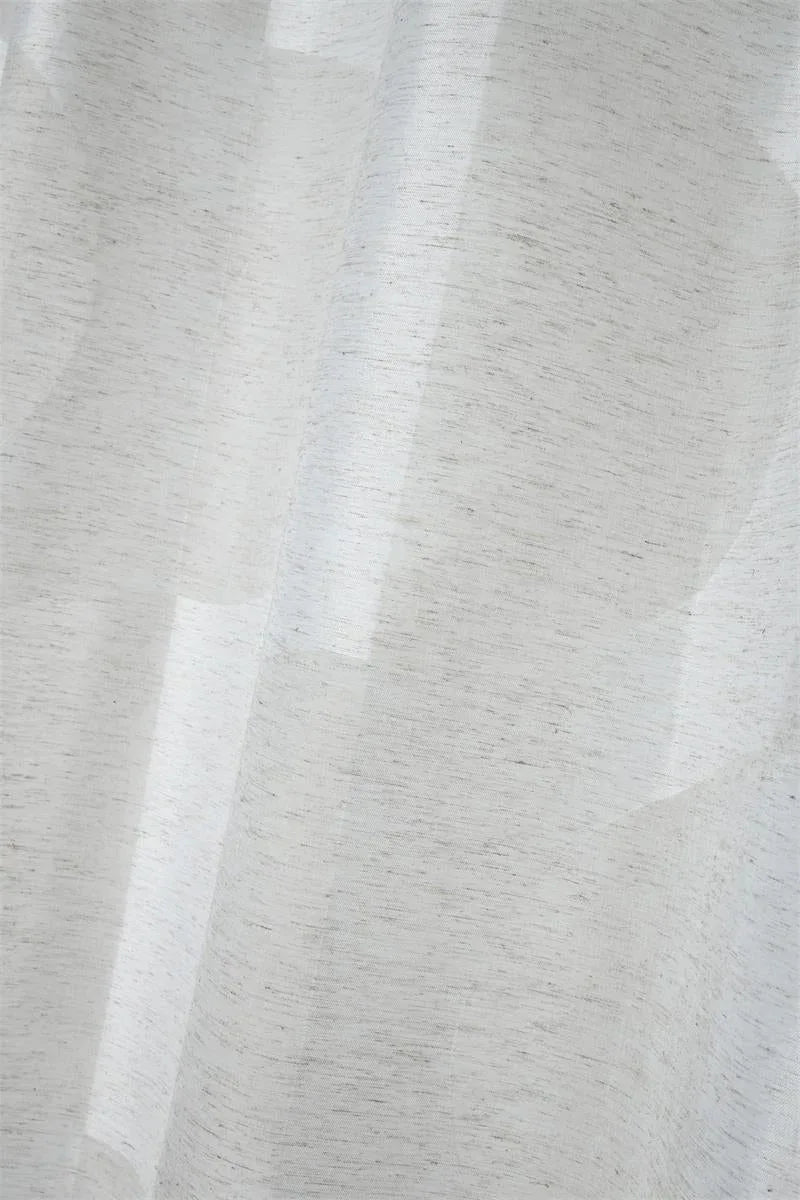 Voilage Martial 140x260 cm à Oeillets Noir Ø 40 mm - Maison Étoffes & Co