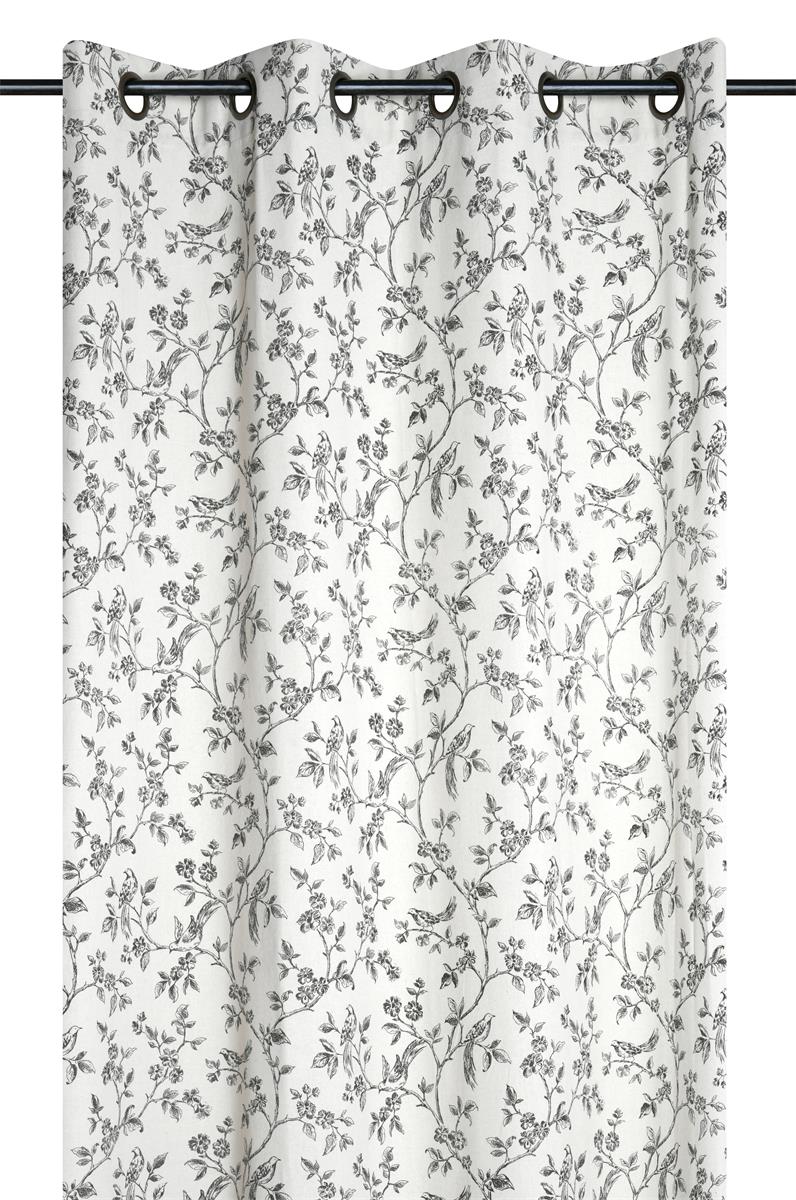 Rideau Aspect Lin Clarine Écru 140 x 260 cm - Élégance Naturelle