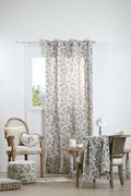 Rideau Aspect Lin Clarine Écru 140 x 260 cm - Élégance Naturelle