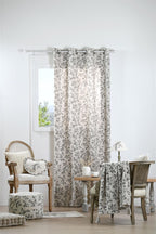 Rideau Aspect Lin Clarine Écru 140 x 260 cm - Élégance Naturelle
