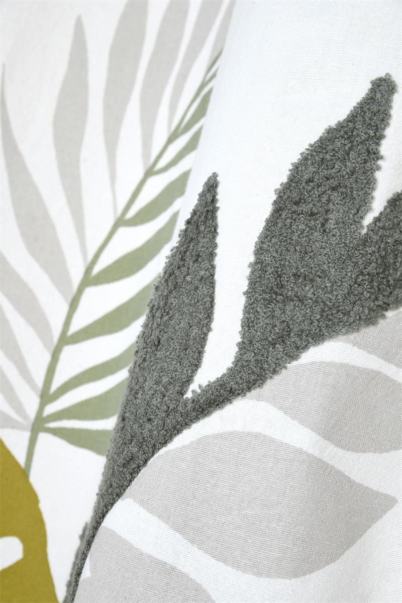 Rideau Kentia 140x260 cm - Motifs Feuilles Exotiques & Reliefs Chic