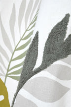 Rideau Kentia 140x260 cm - Motifs Feuilles Exotiques & Reliefs Chic