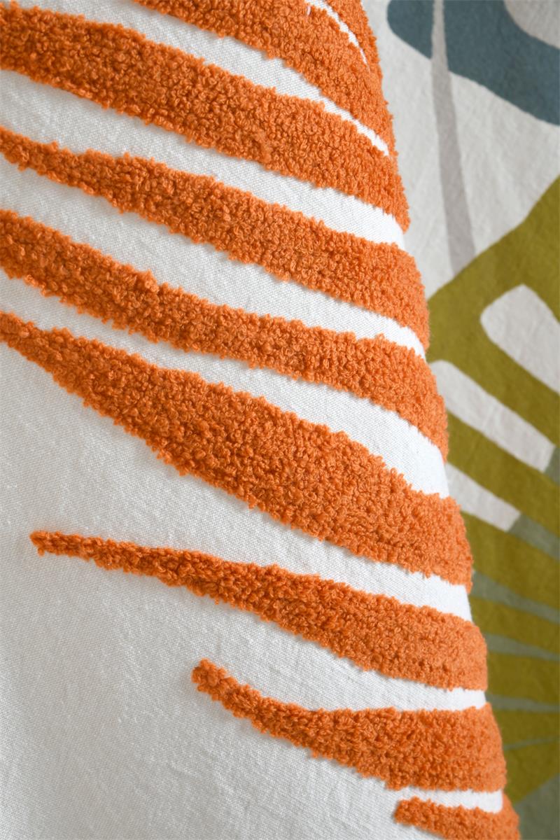 Rideau Kentia 140x260 cm - Motifs Feuilles Exotiques & Reliefs Chic