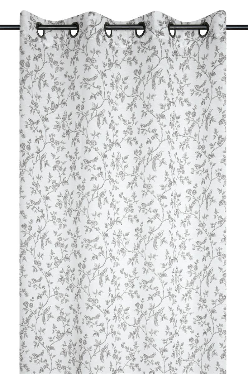 Voilage à Œillets Clarine Écru - 140x260 cm - Effet Voile de Lin