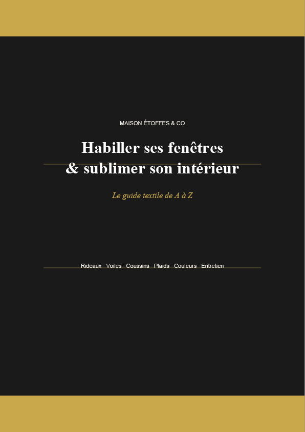 Ebook " Habiller ses fenêtres & sublimer son intérieur"
